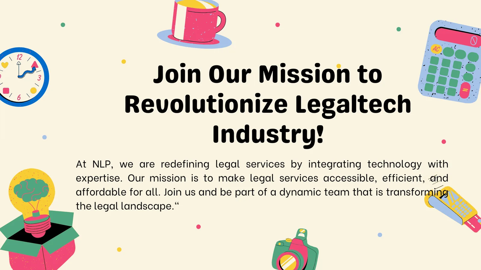 Join our Mission