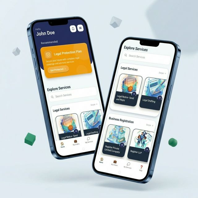 NoLegalPaisa App Mockup